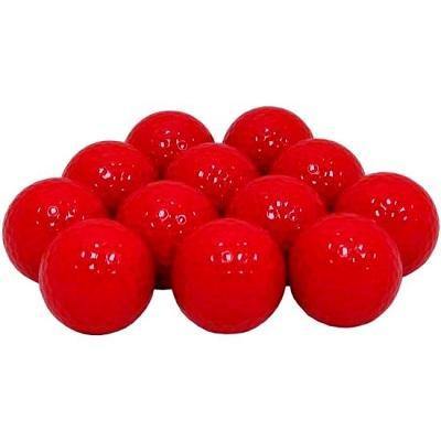New Blank Red Golf Balls - Golf Balls Direct