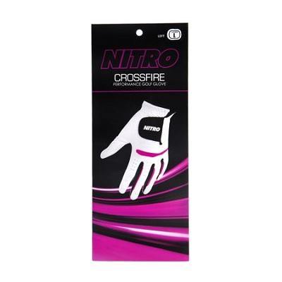 Nitro Crossfire Ladies Pink Golf Glove - Golf Balls Direct