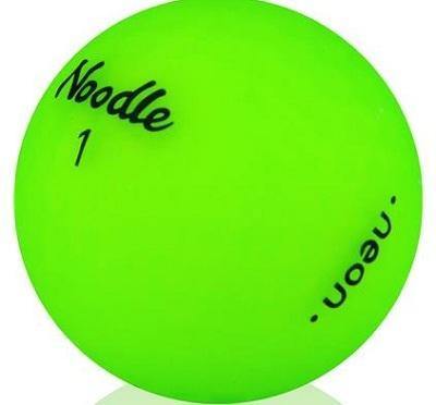 2019 Noodle Neon Matte Lime - Golf Balls Direct