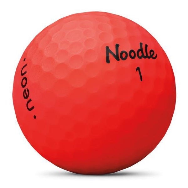 2019 Noodle Neon Matte Red - Golf Balls Direct