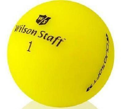 2018 Wilson Duo Soft Matte Yellow - Golf Balls Direct