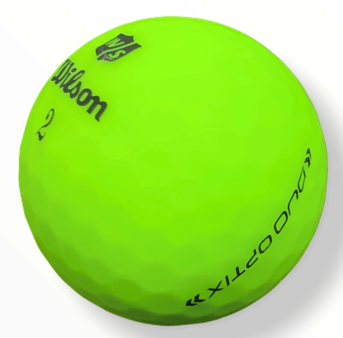 2020 Wilson Duo Optix Matte Green - Golf Balls Direct