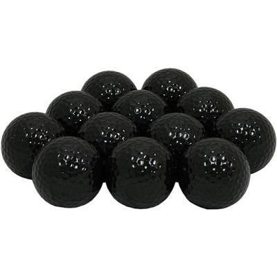 New Blank Black Golf Balls - Golf Balls Direct