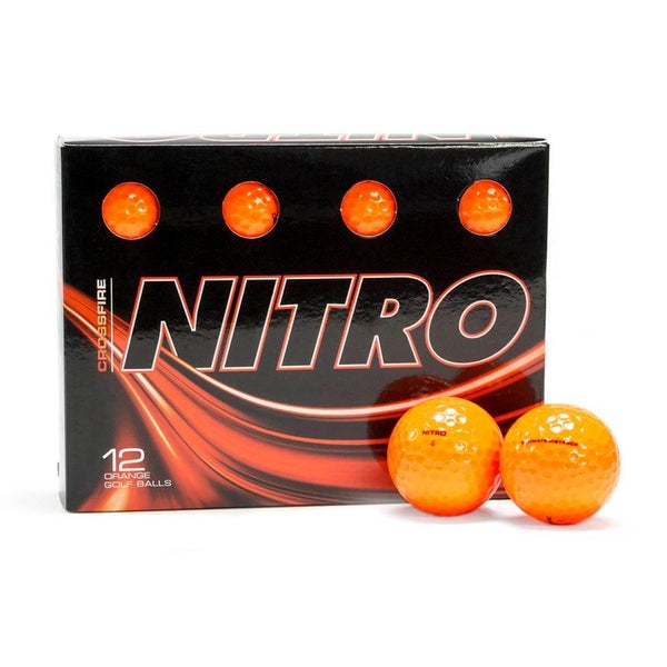 NEW Nitro Crossfire Orange Golf Balls - Golf Balls Direct