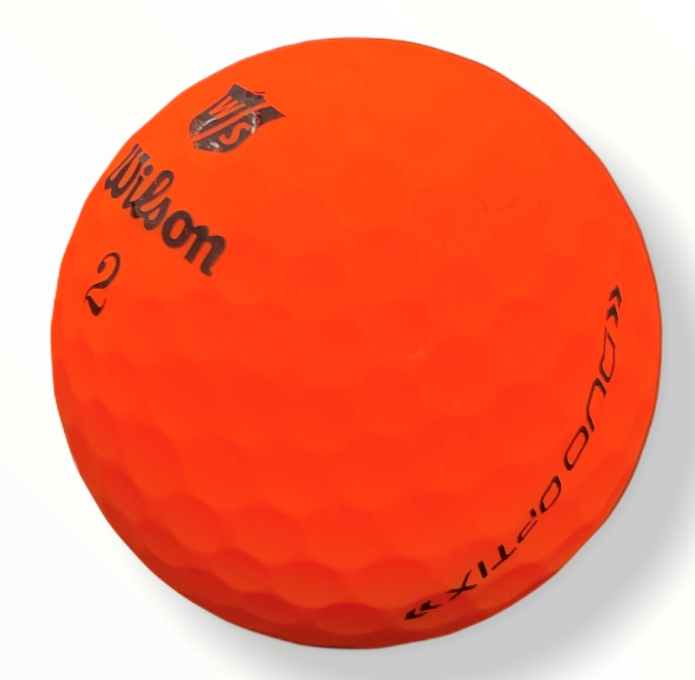 2020 Wilson Duo Optix Matte Orange - Golf Balls Direct
